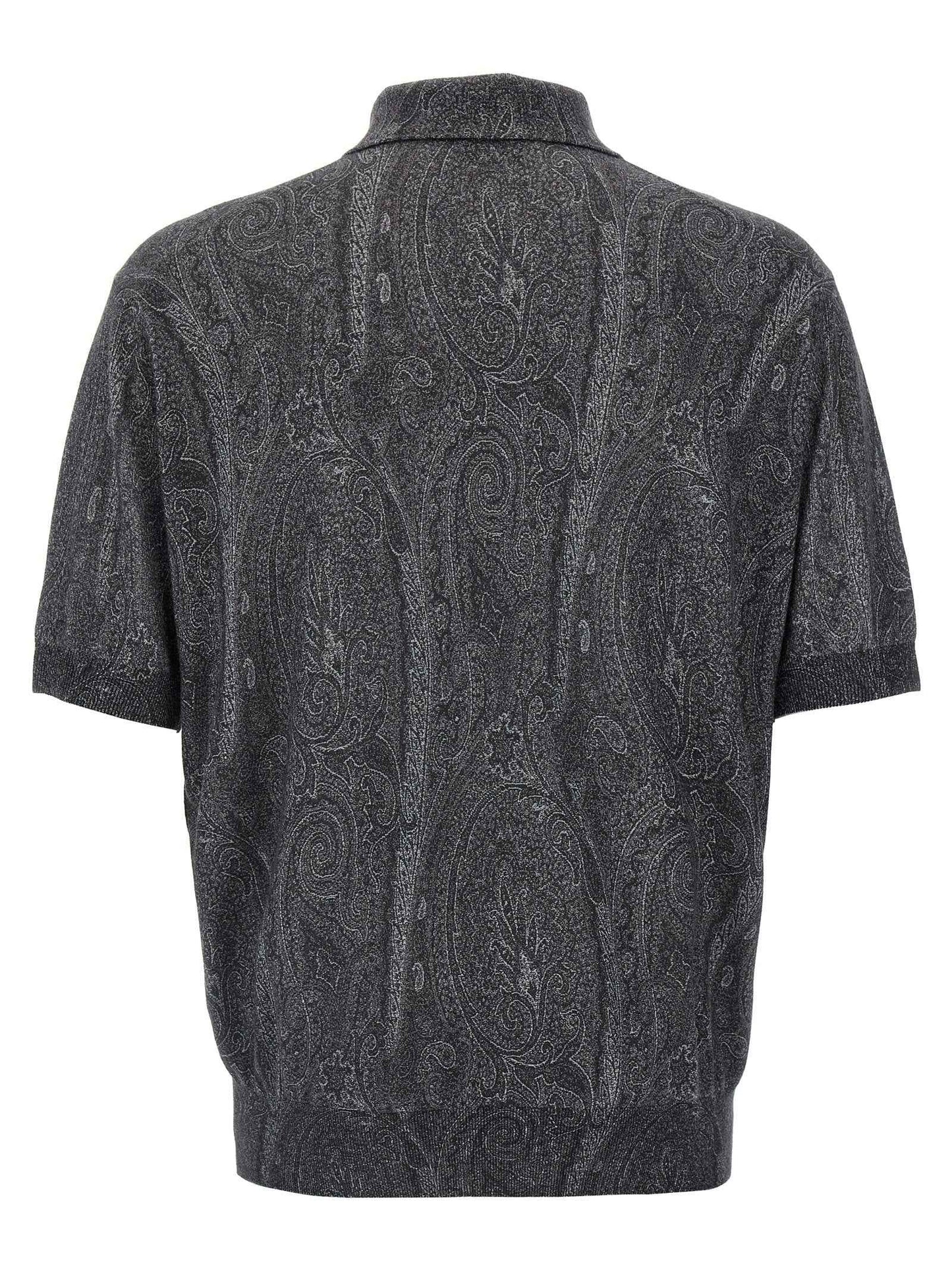 Multicolor Silk Polo Shirt