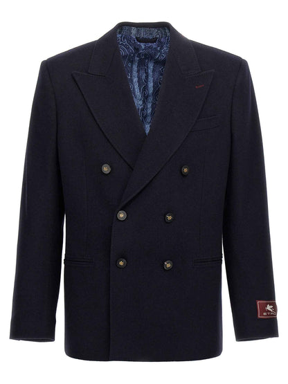 Blue Cashmere Blazer