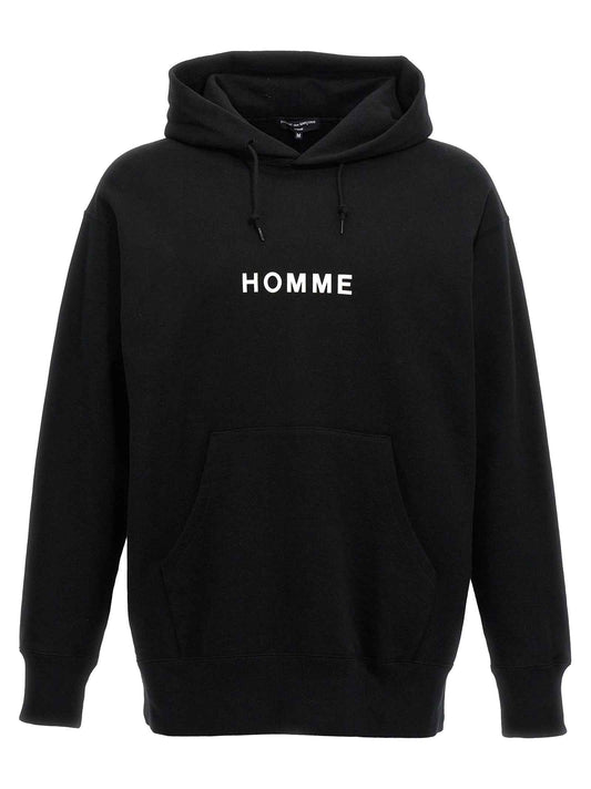 Black Cotton Sweatshirt