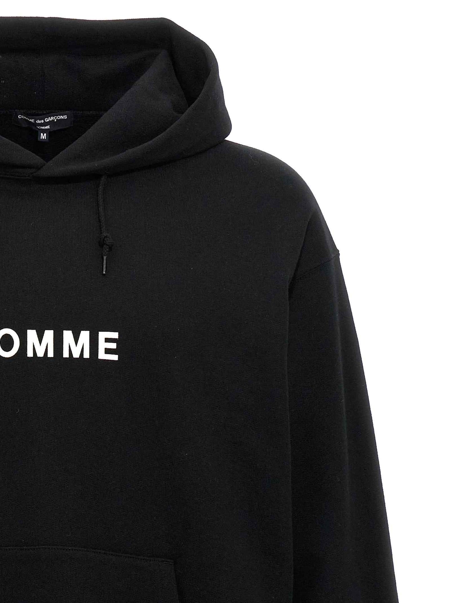 Black Cotton Sweatshirt
