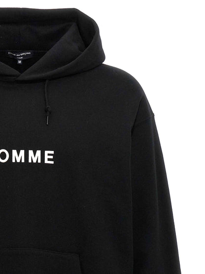 Black Cotton Sweatshirt