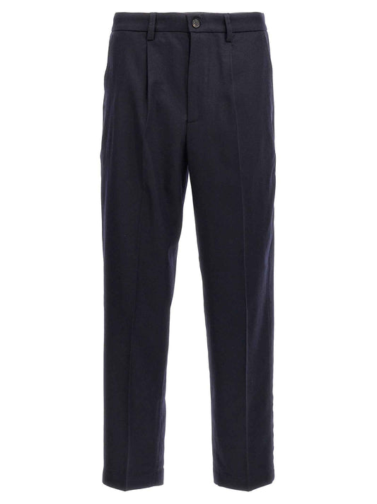 Blue Wool Dress Pants