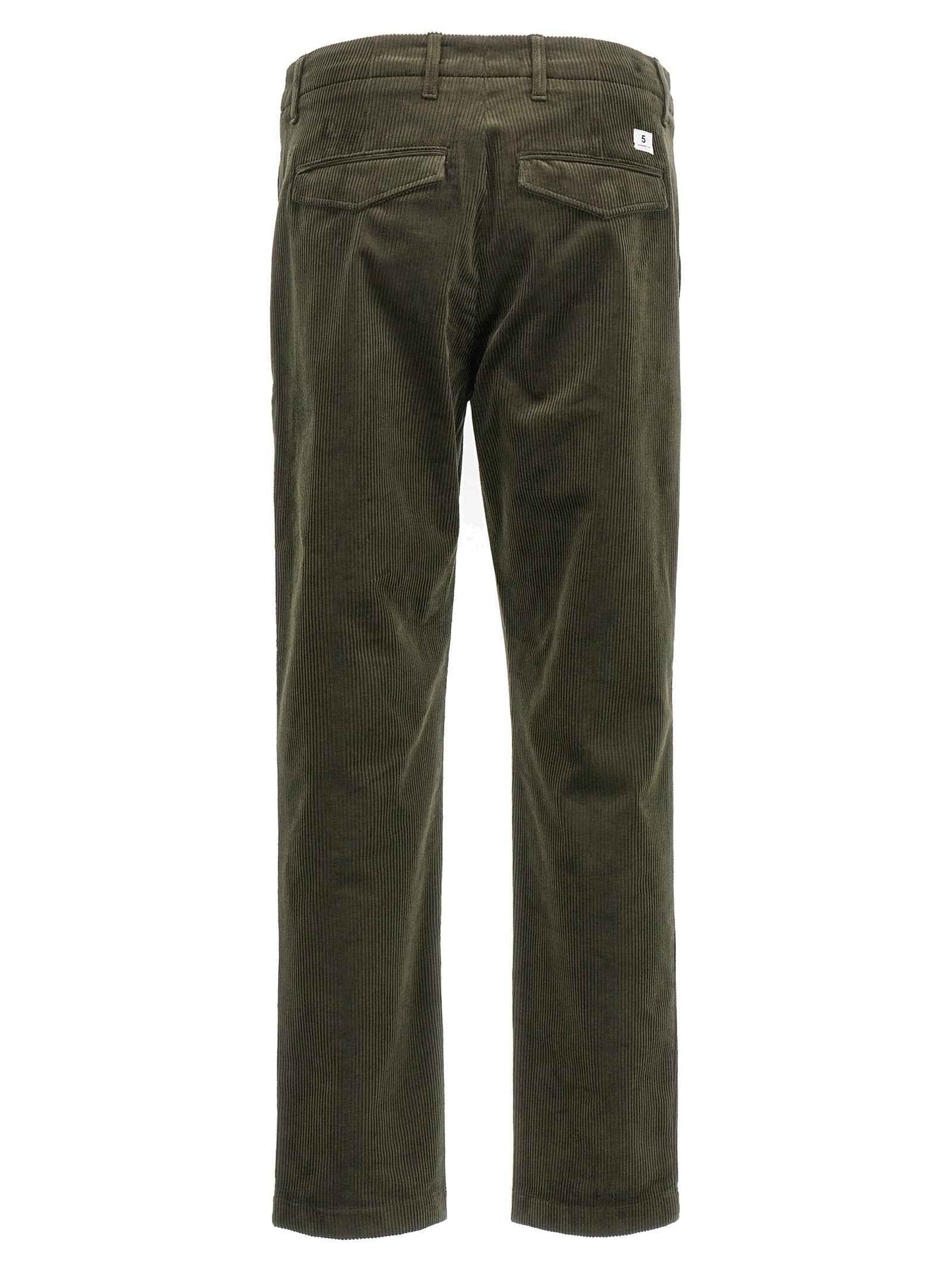 Bicolor Cotton Pants