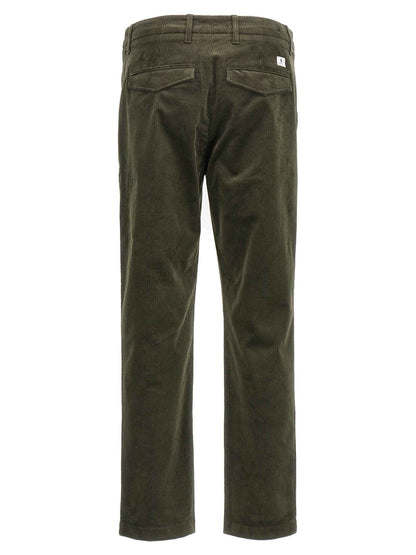 Bicolor Cotton Pants