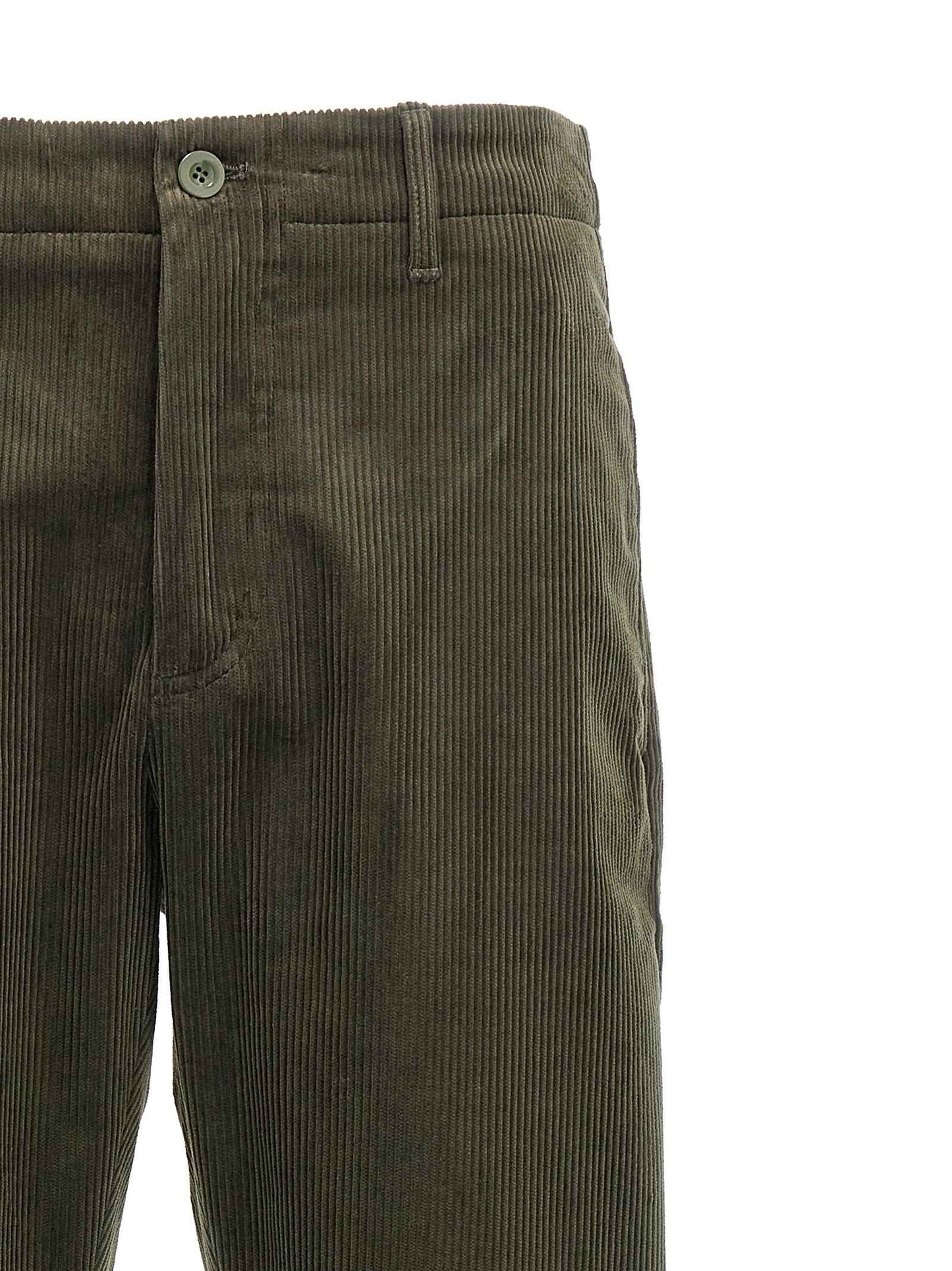 Bicolor Cotton Pants