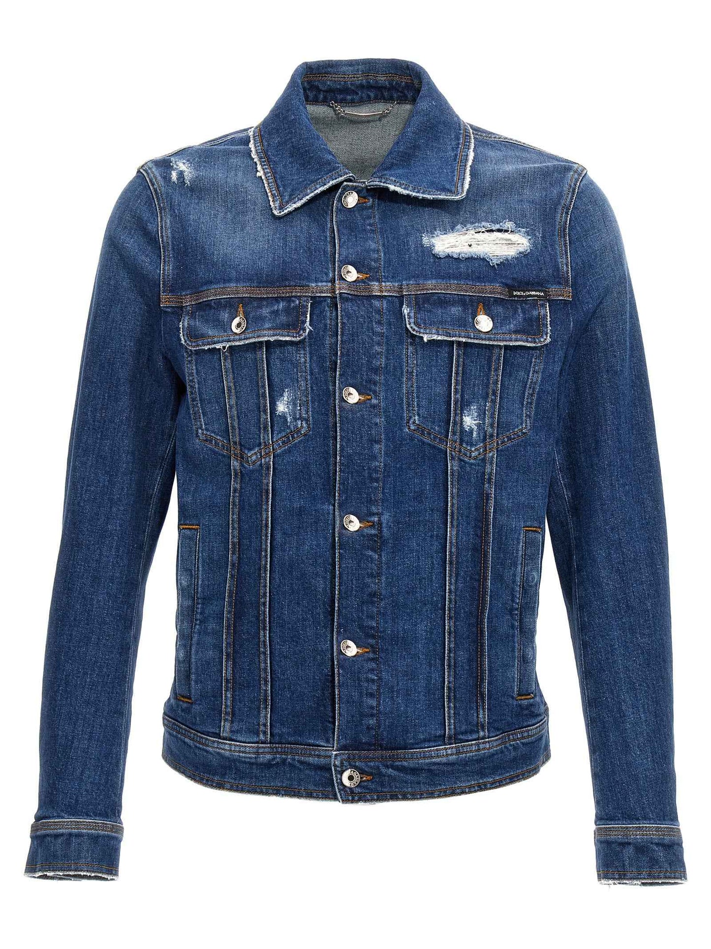 Blue Cotton Denim Jacket