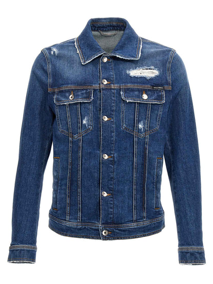 Blue Cotton Denim Jacket