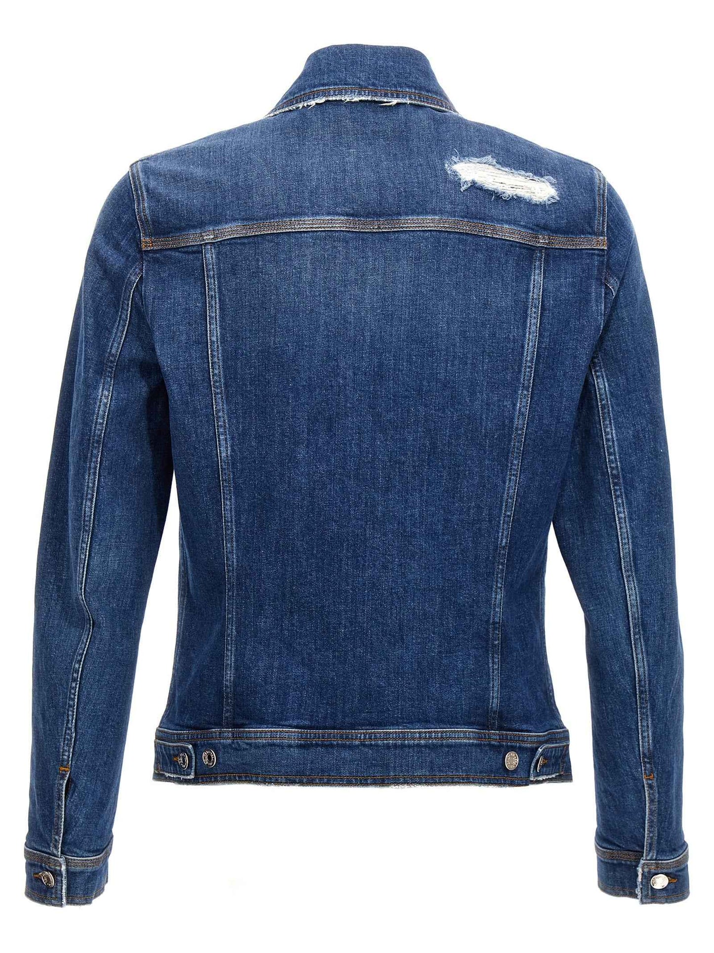 Blue Cotton Denim Jacket
