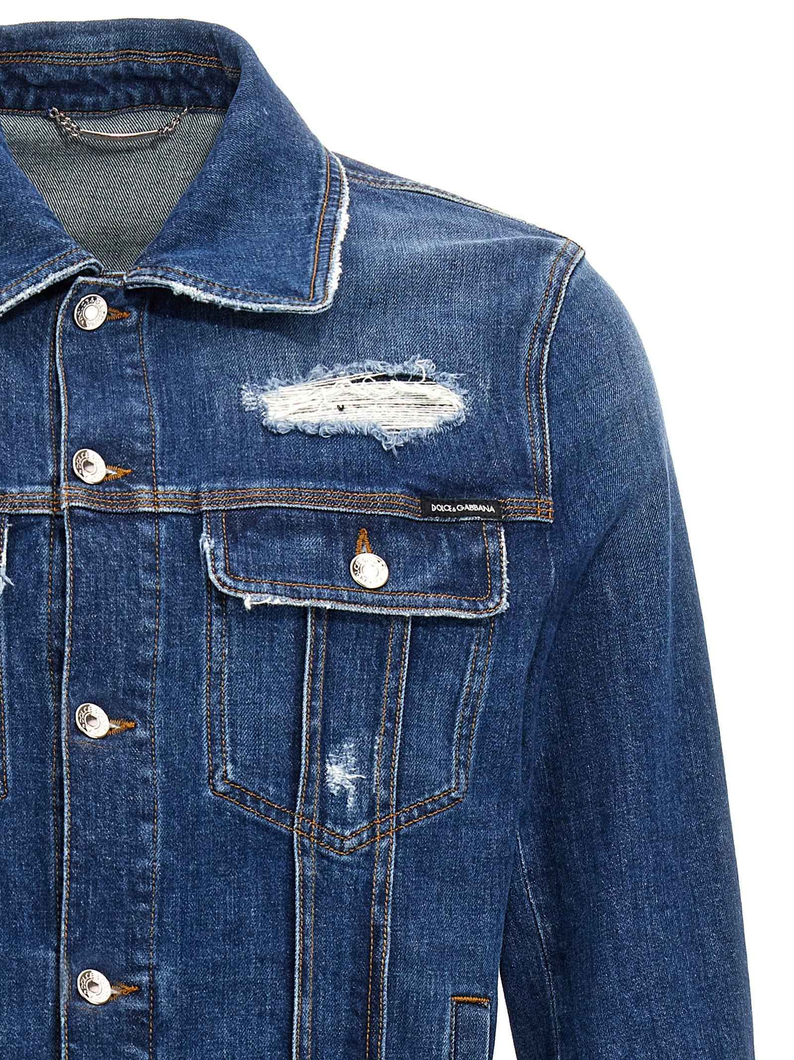 Blue Cotton Denim Jacket