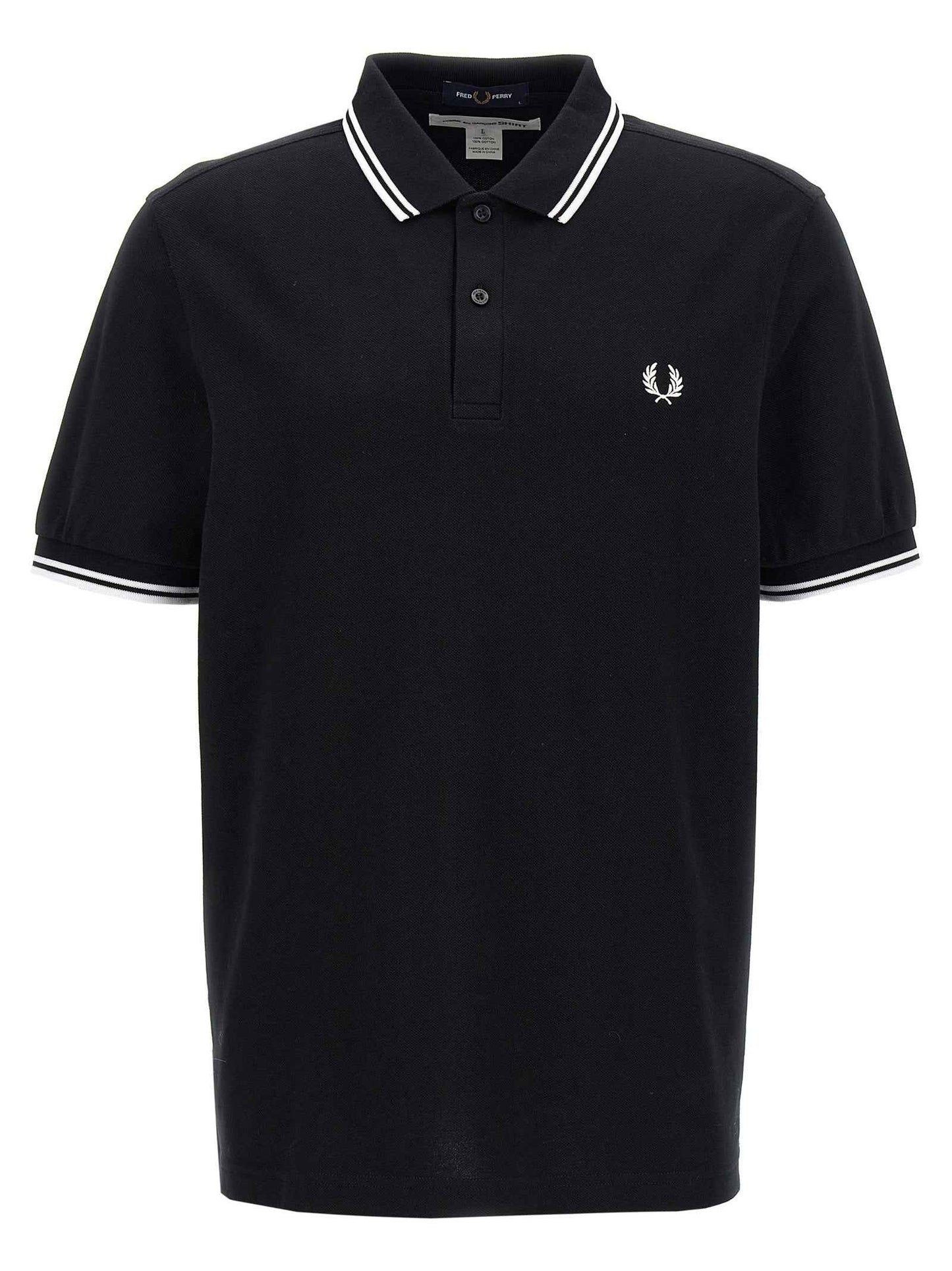 Bicolor Cotton Polo Shirt