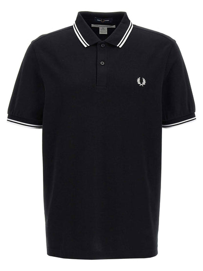 Bicolor Cotton Polo Shirt
