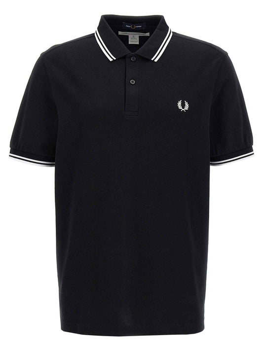 Bicolor Cotton Polo Shirt
