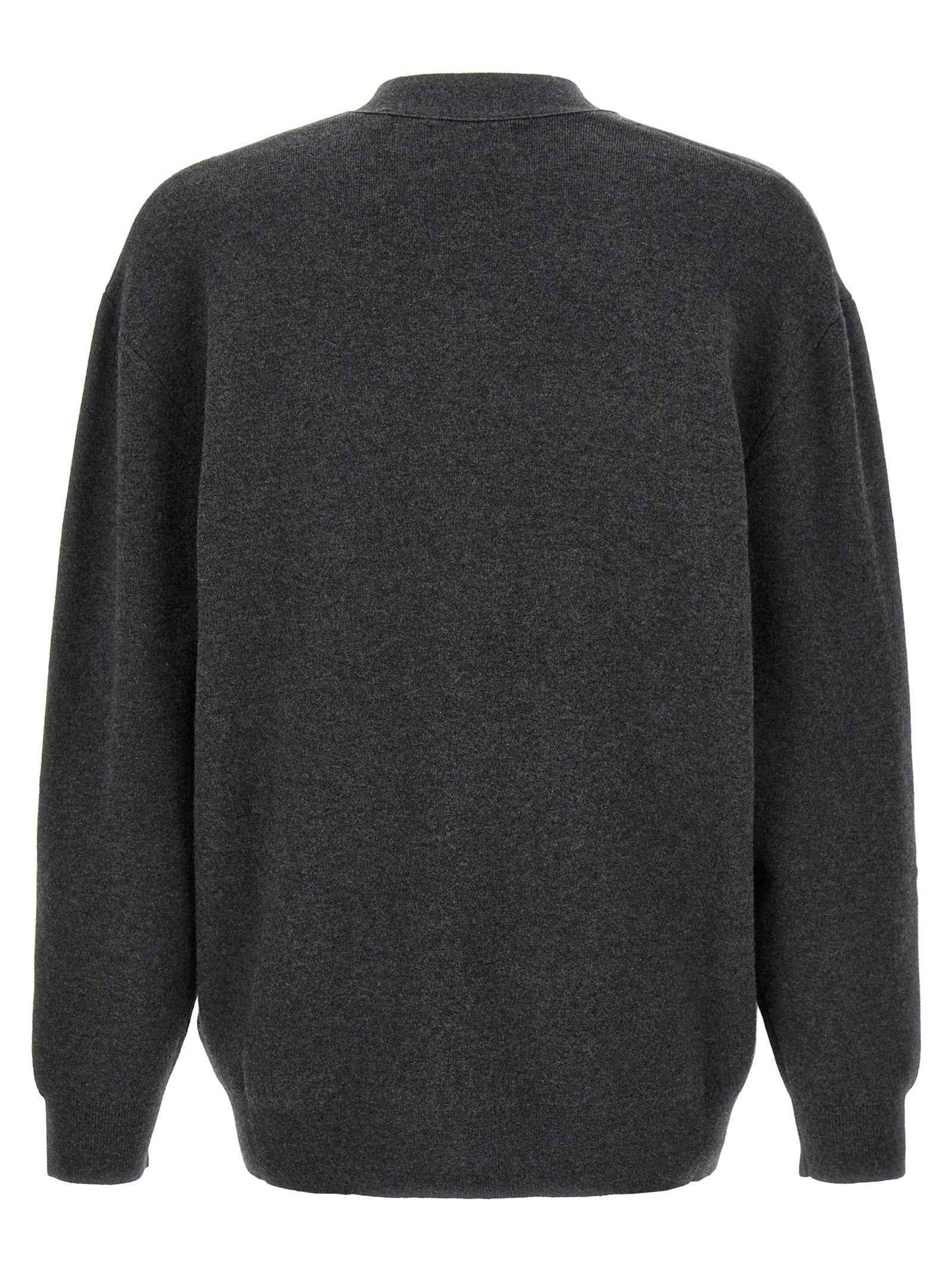 Gray Cotton Cardigan
