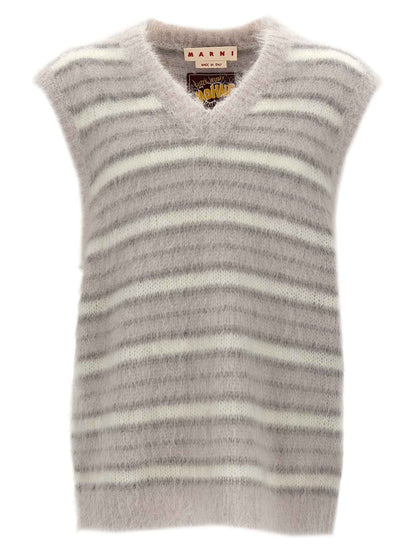 Gray Mohair Sweatshirt