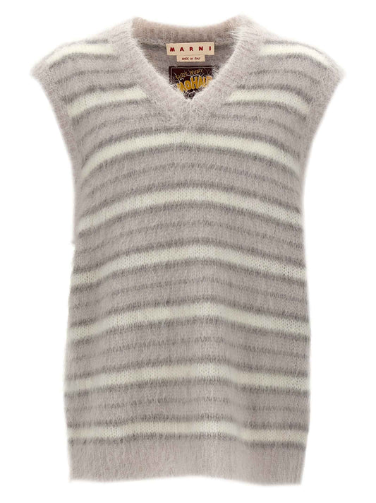 Gray Mohair Sweatshirt