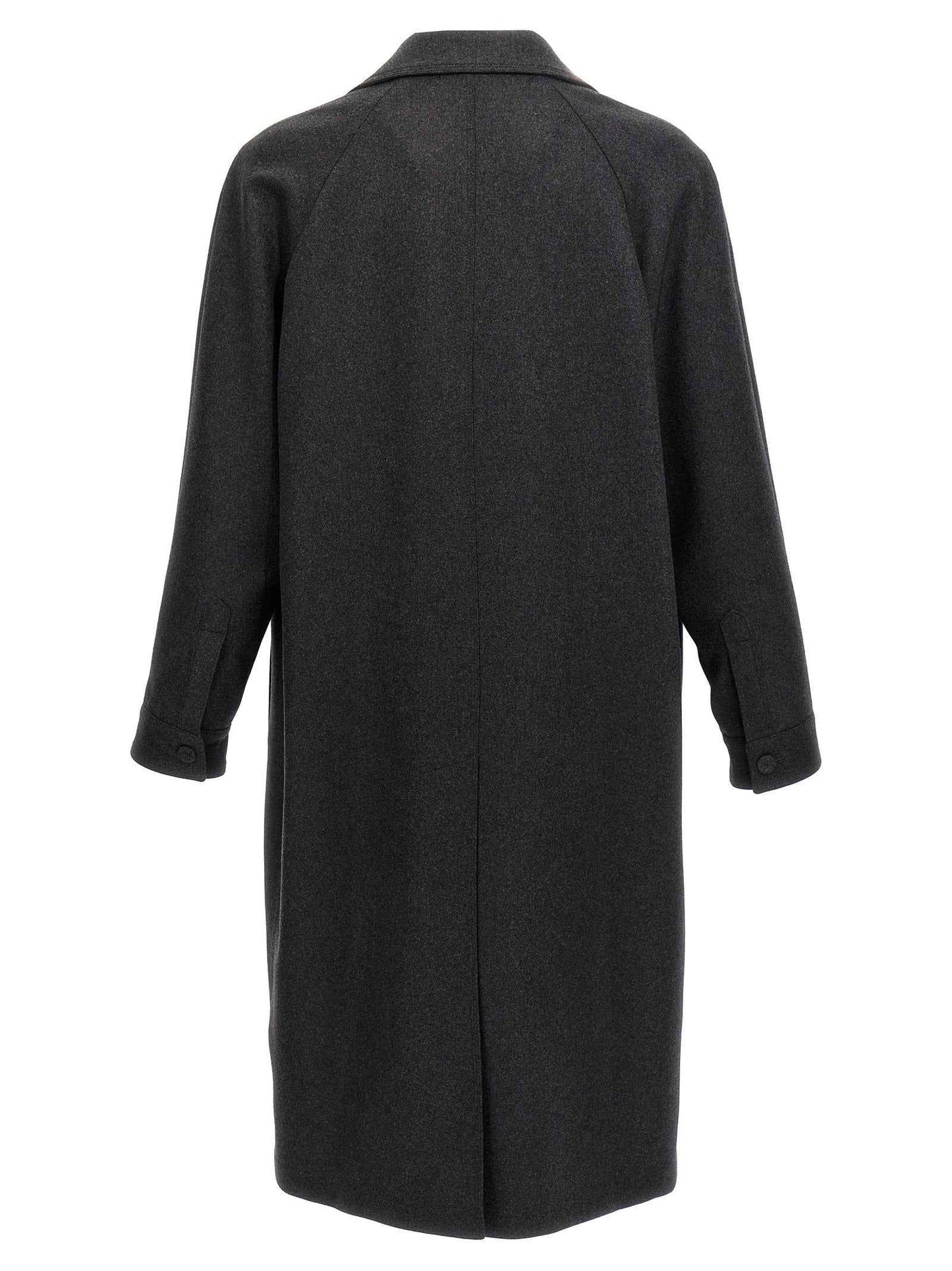 Gray Cashmere Coat