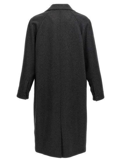 Gray Cashmere Coat