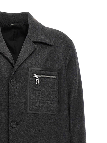Gray Cashmere Coat