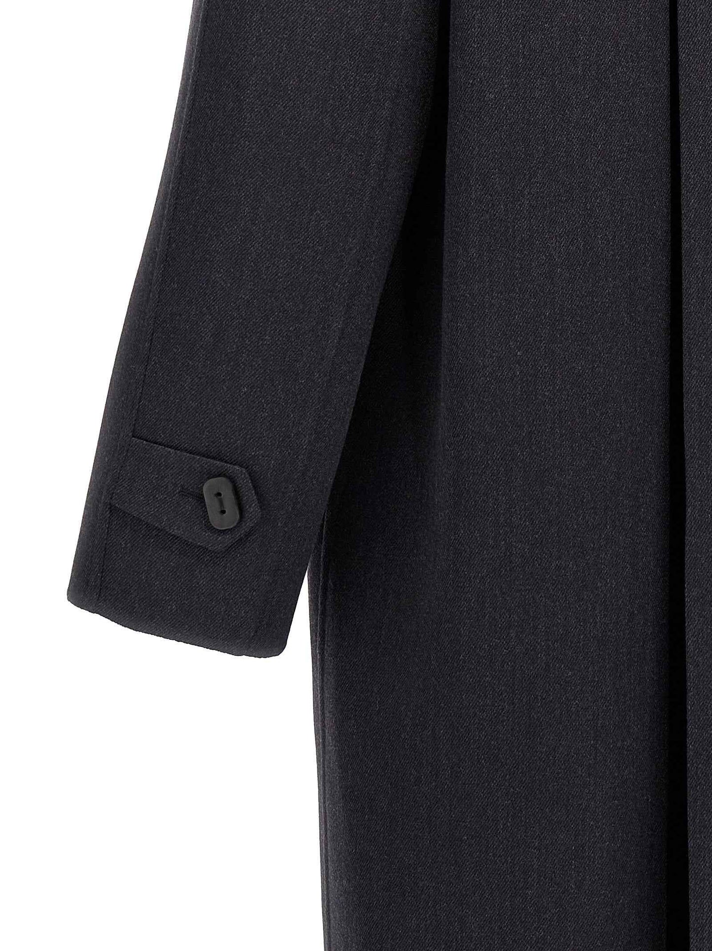 Blue Virgin Wool Coat