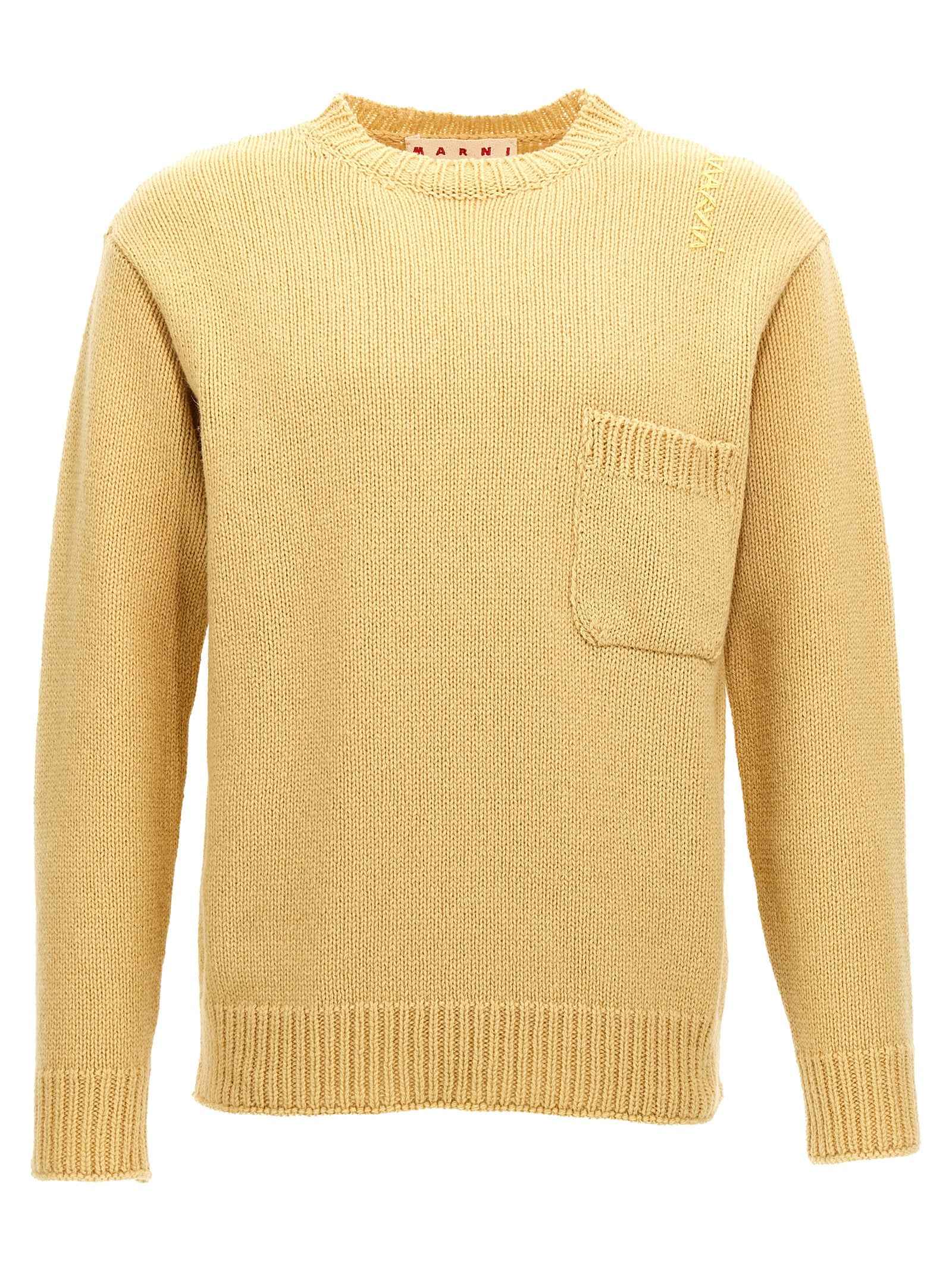 Bicolor Wool Cardigan