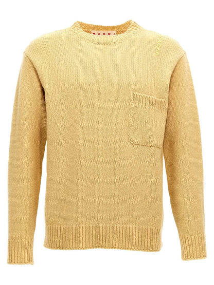 Bicolor Wool Cardigan