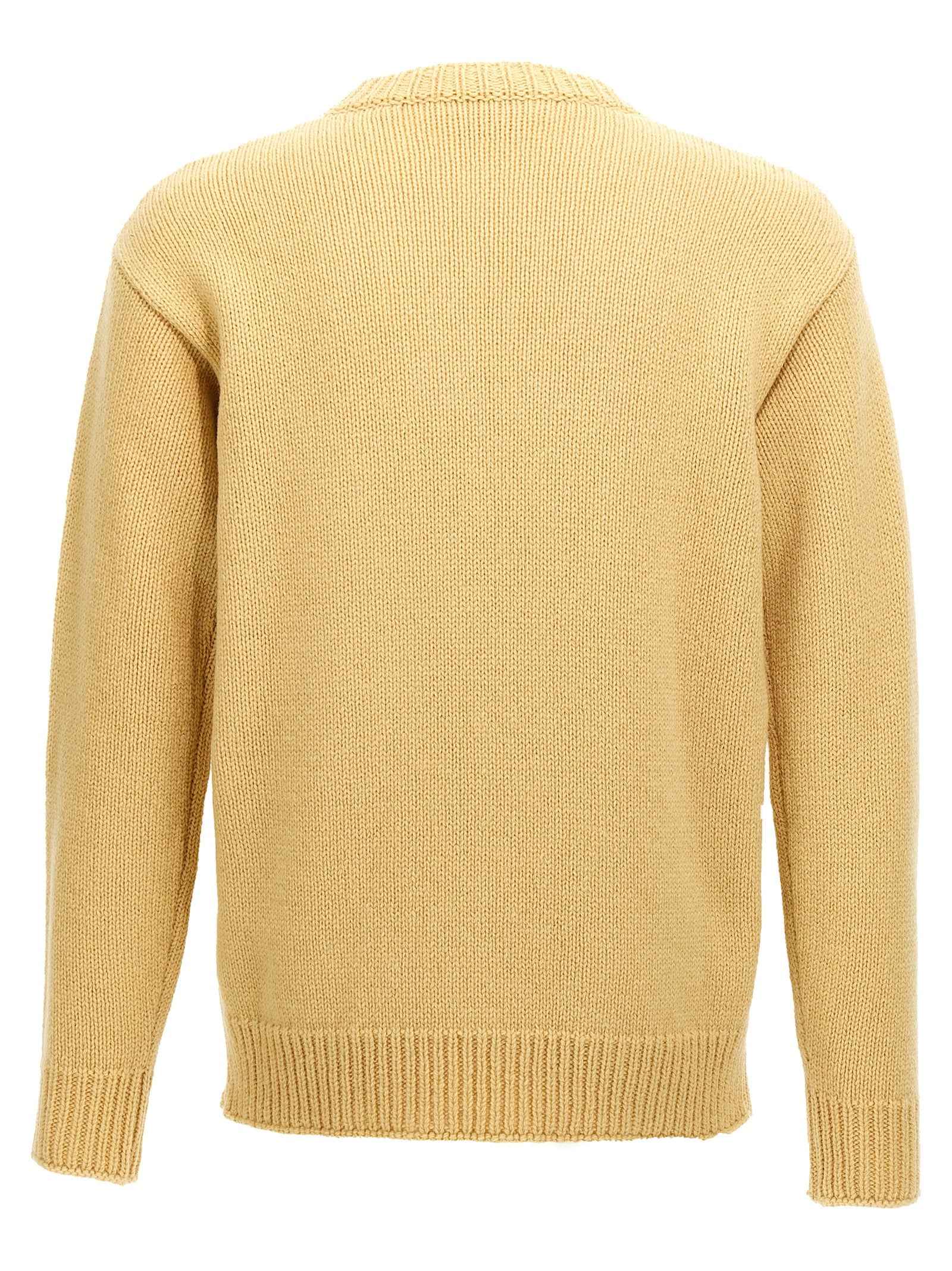Bicolor Wool Cardigan