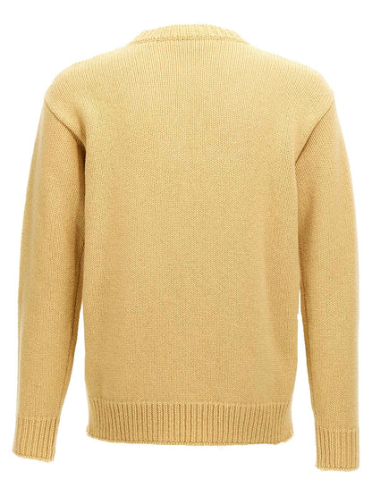 Bicolor Wool Cardigan