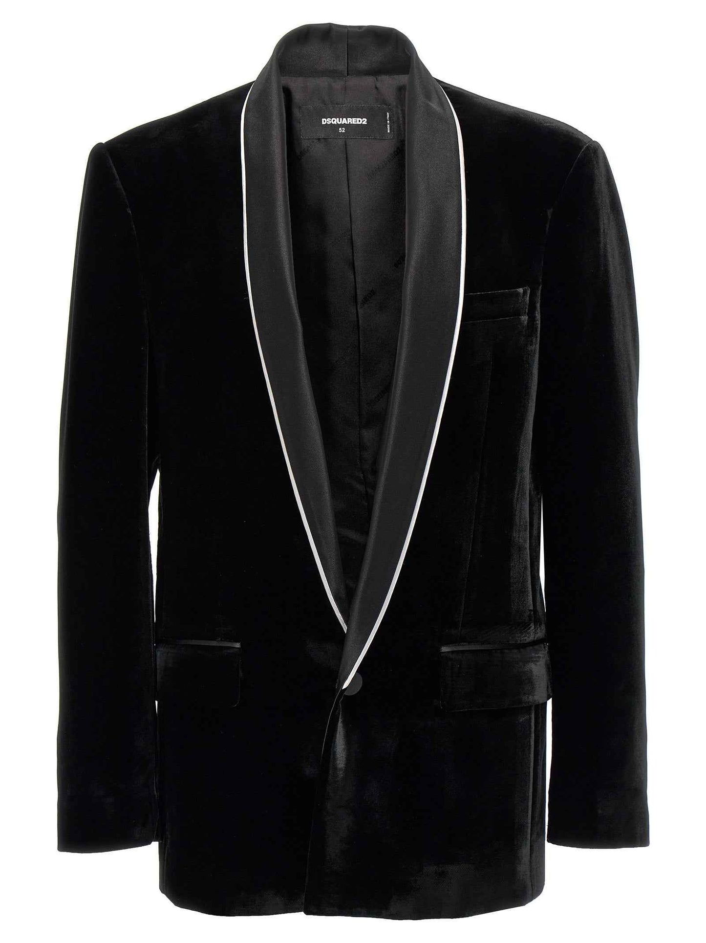 Black Viscose Blazer