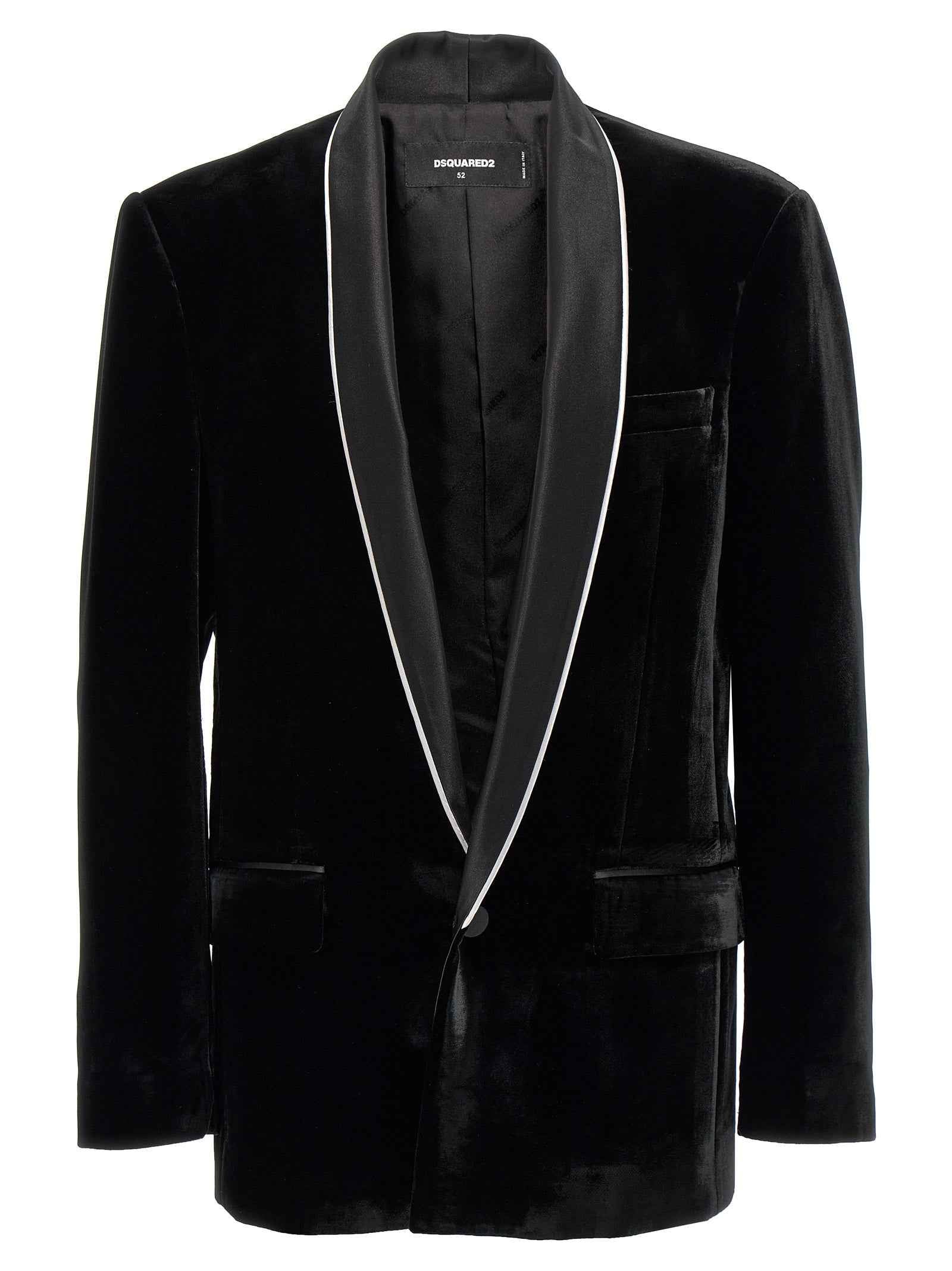 Black Viscose Blazer