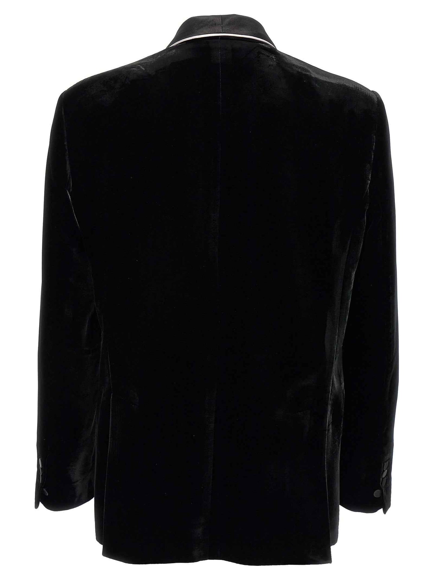 Black Viscose Blazer