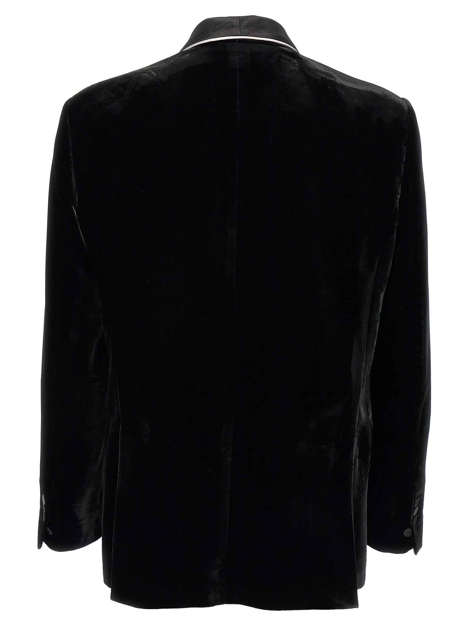 Black Viscose Blazer