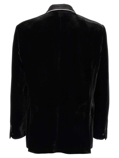 Black Viscose Blazer