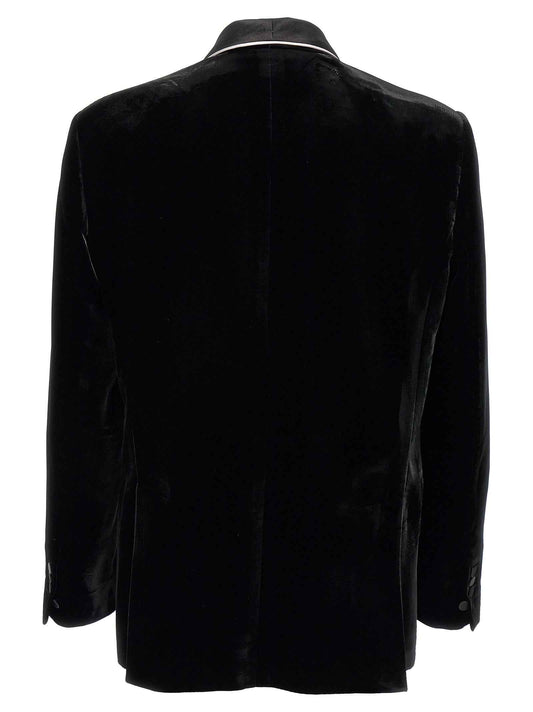 Black Viscose Blazer