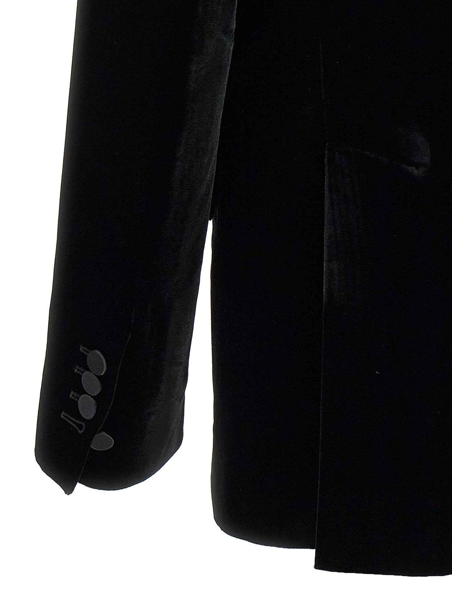 Black Viscose Blazer