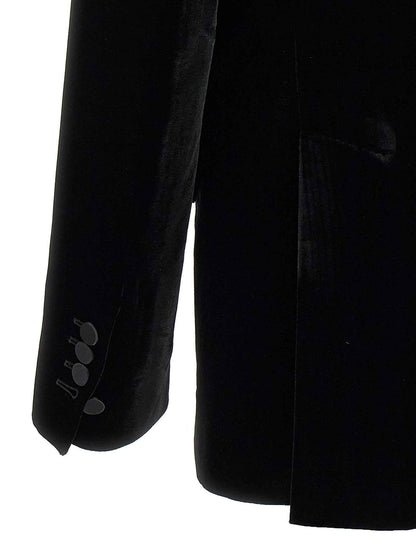 Black Viscose Blazer