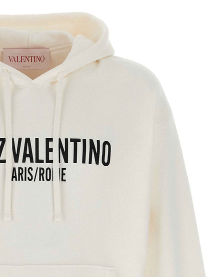 White Cotton Sweatshirt