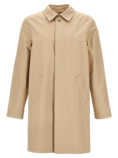 Beige Cotton Coat