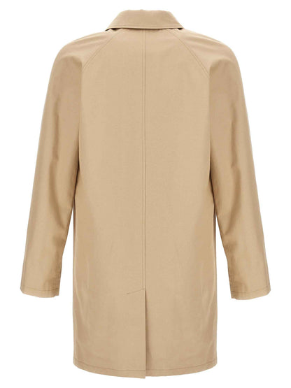 Beige Cotton Coat