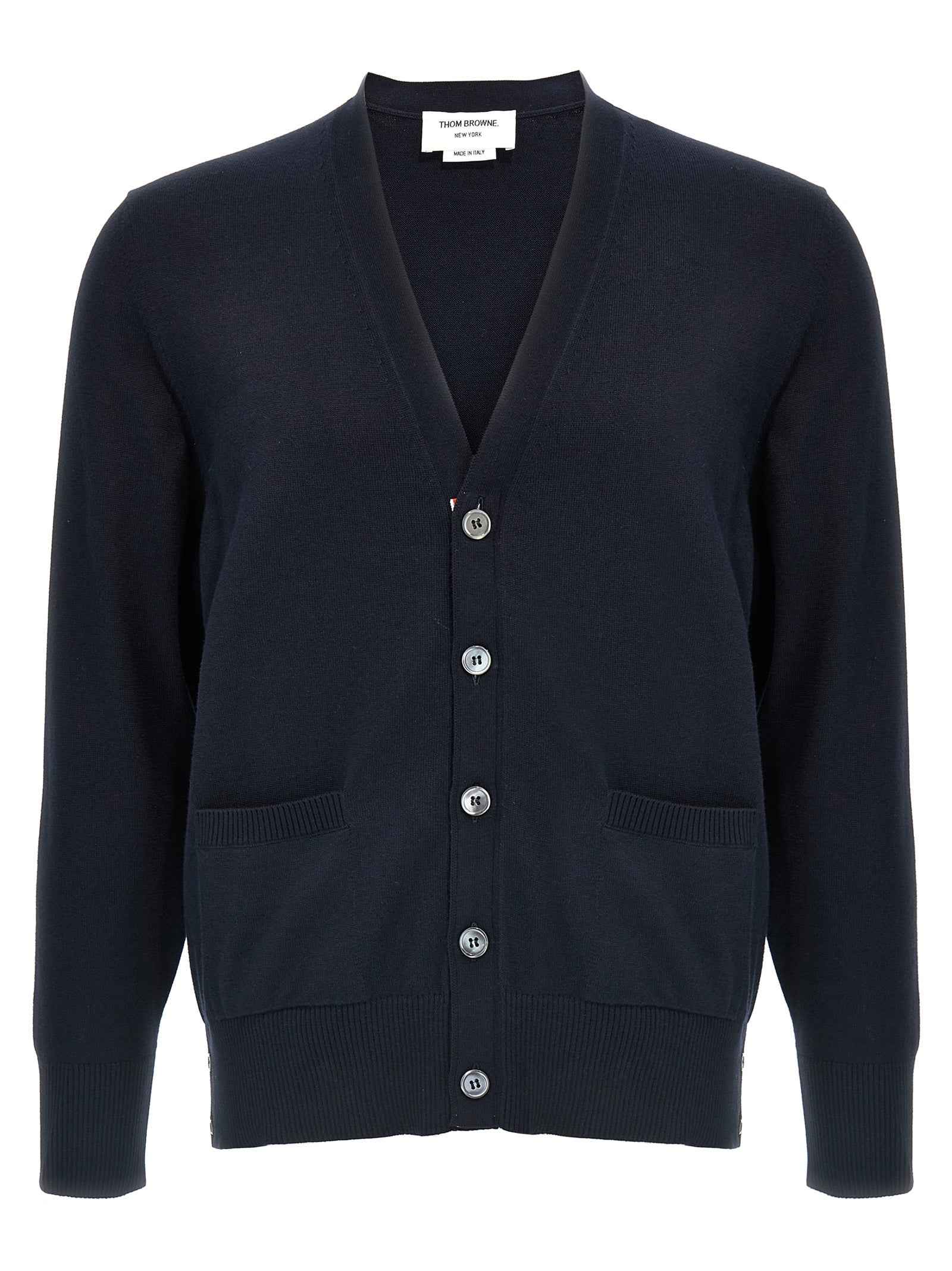Blue Cotton Cardigan