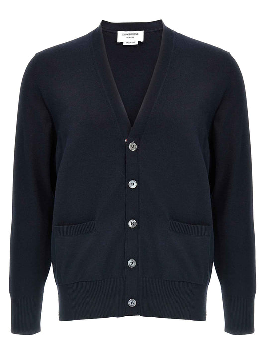 Blue Cotton Cardigan