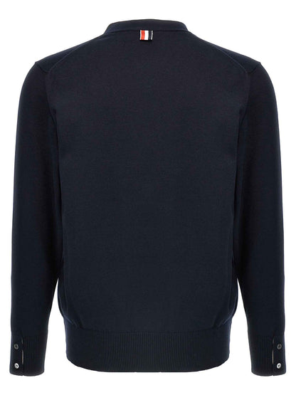 Blue Cotton Cardigan