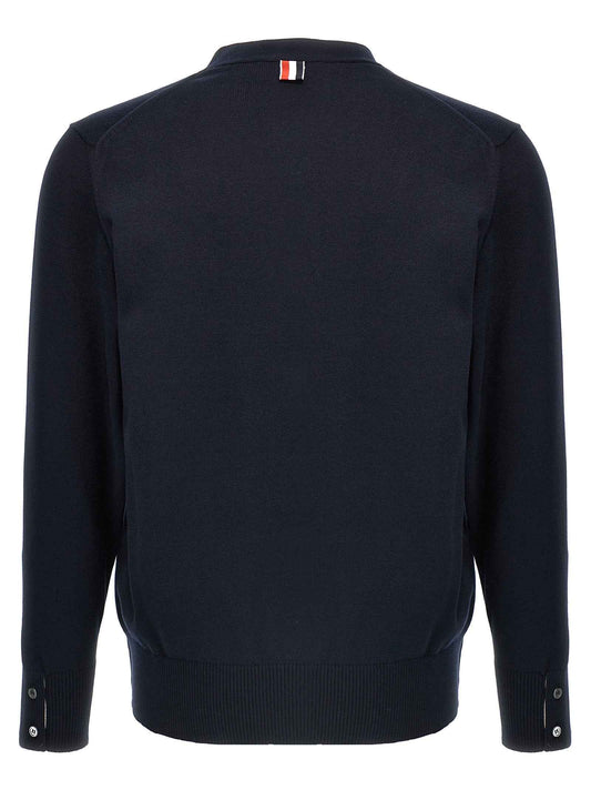 Blue Cotton Cardigan