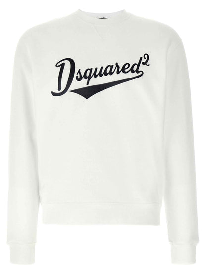 White Cotton Sweatshirt