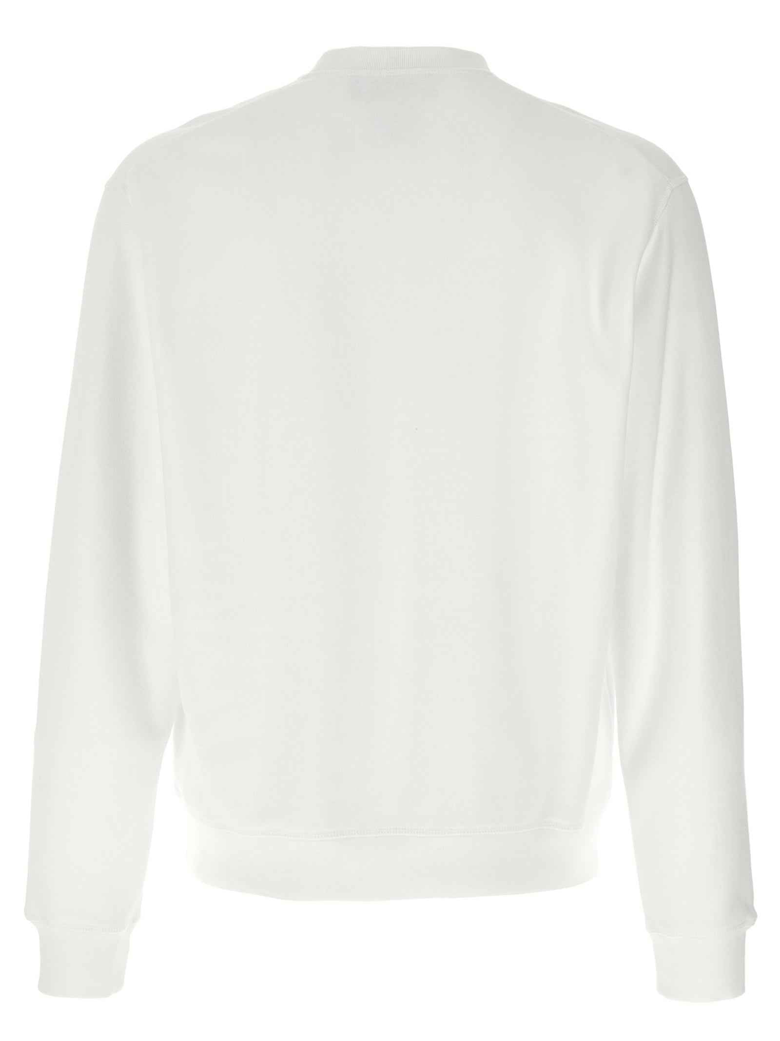 White Cotton Sweatshirt