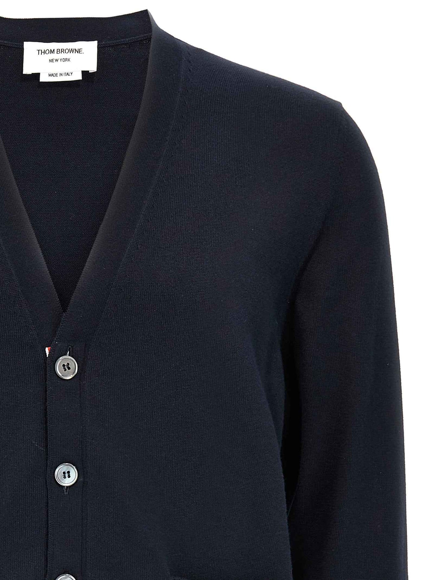 Blue Cotton Cardigan