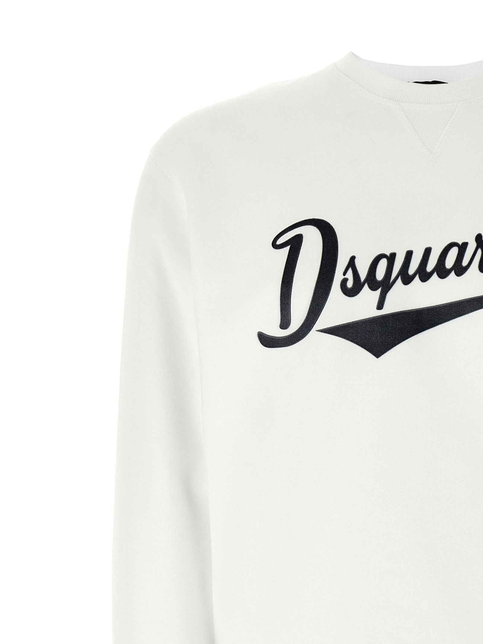 White Cotton Sweatshirt