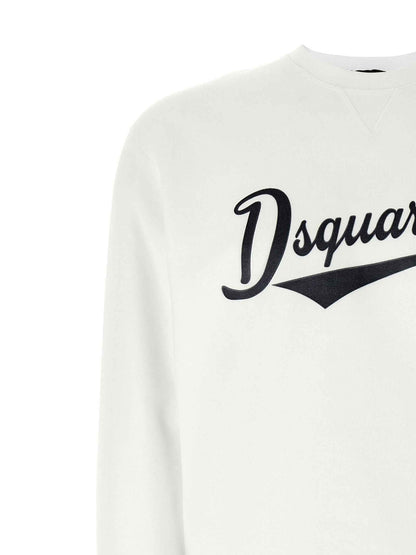 White Cotton Sweatshirt