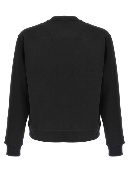 Black Cotton Sweatshirt