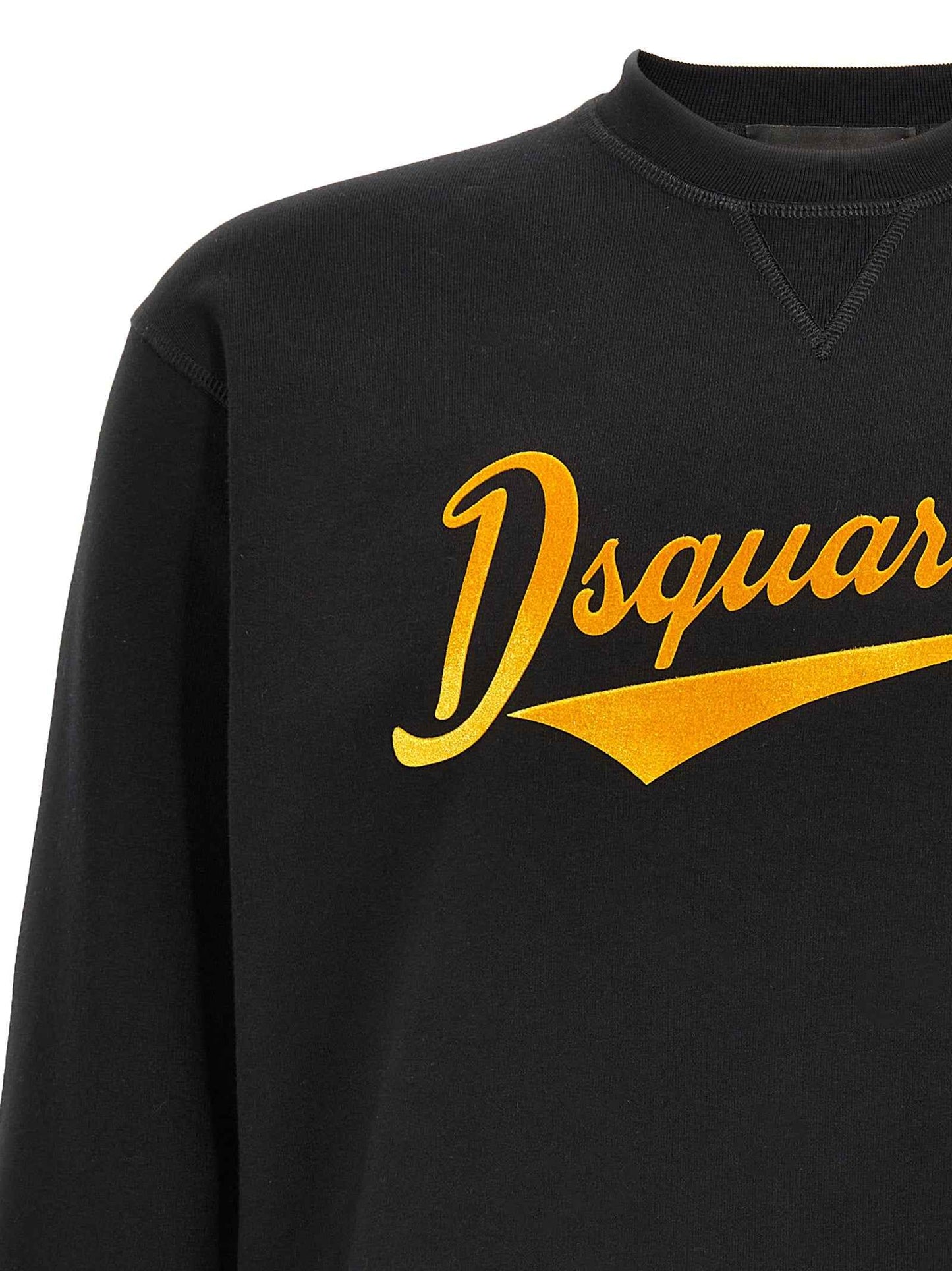 Black Cotton Sweatshirt
