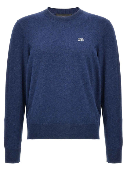 Blue Cotton Cardigan